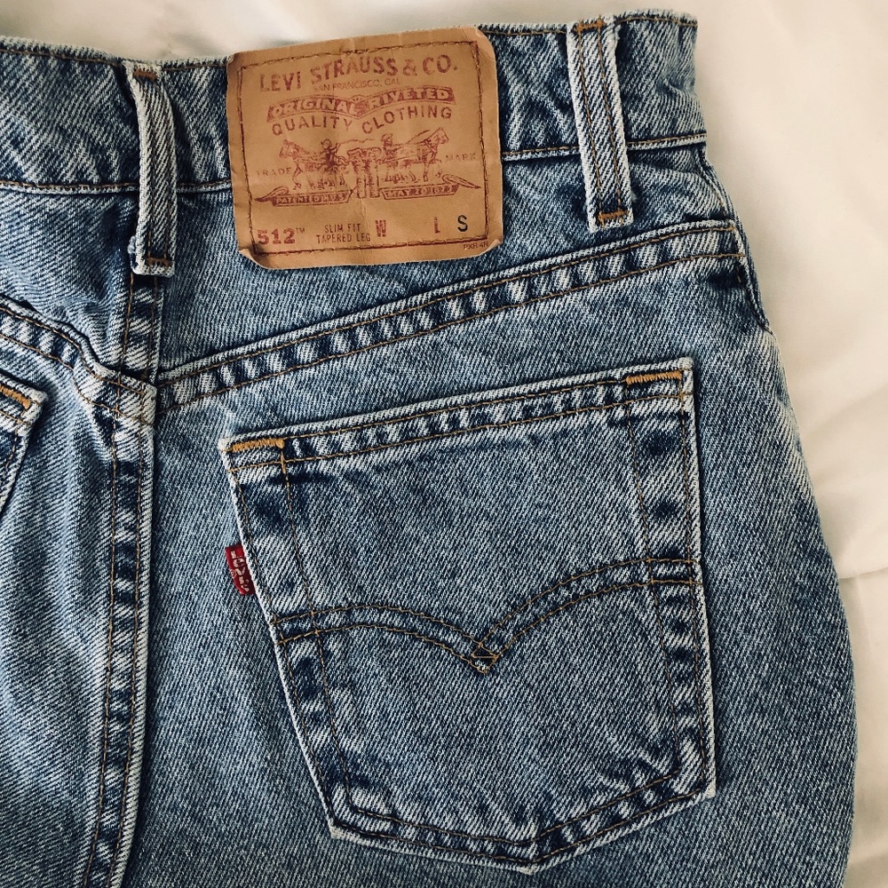 LEVI Strauss High Waisted Jean Shorts